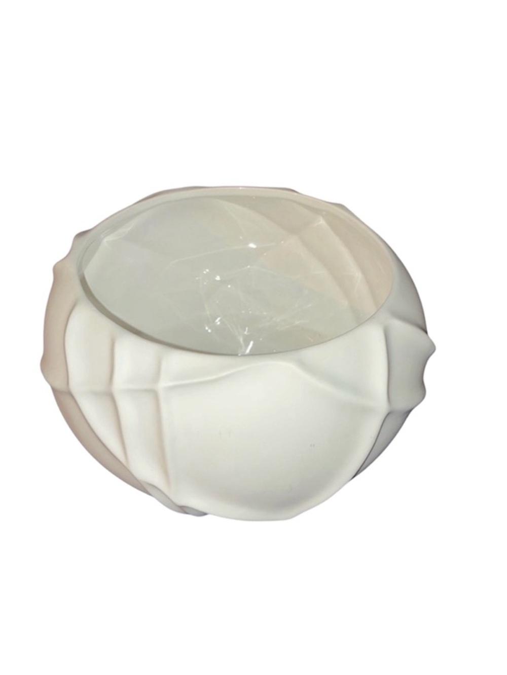 Zodax Small Belize Ridged Serving Bowl and/or Decorative Bowl.‎